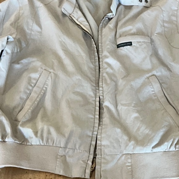 Vintage Members Only Light Gray Zip-Up Jacket Size Medium- Like NEW - Picture 6 of 6